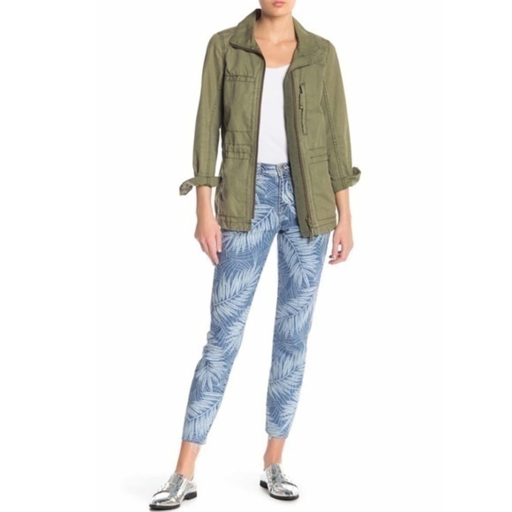 The Stiletto Leaf Print Jeans